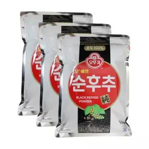 오뚜기 오쉐프 순후추 1kg 3개