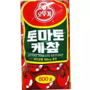 오뚜기 토마토 케찹 800g 업소용 소스 재료 식당 사장님