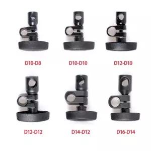 1pcs 높이 게이지 레버 연장로드 슬리브 회전 클램프 척 마그네틱 스탠드 홀더 바 다이얼 D12D10