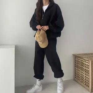 여성 데일리 반집업 조거팬츠 트레이닝복 세트 간절기셋업세트 반집업셋업 봄가을의류