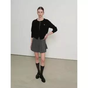 제너럴아이디어 에센셜 크루넥 가디건 [BLACK] WBD3L04501 383109