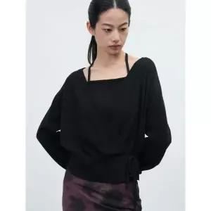 제너럴아이디어 레이어드 랩 가디건 세트 [BLACK] WBE4L04533 472286