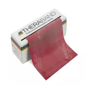 THERABAND 저항 밴드 상체 하체 및 코어 운동  6야드 롤 전문 라텍스