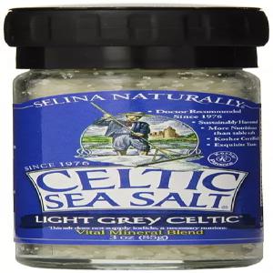 Celtic Sea Salt  라이트 그레이 그라인더 3 온스