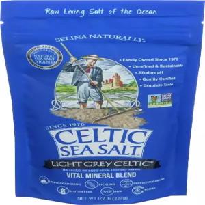 Celtic Sea Salt  라이트 그레이 파우치 8 온스