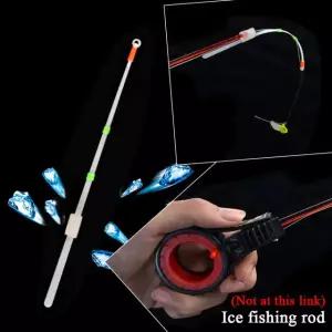 NGB 얼음 낚싯대 상단 8cm 4cm/ 휴대용 0cm/ 6cm/ 겨울 낚시용품 플라스틱 C.W 0. 0.4g 80mm