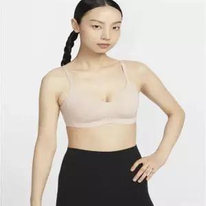 나이키 엘레이트 미니멀리스트 라이트 서포트 패드 컨버터블 스포츠 브라 W - 파티클 베이