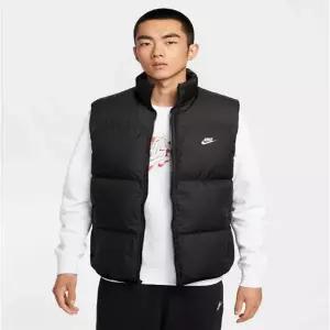 나이키 스포츠웨어 클럽 써마 핏 패딩 베스트 M - 블랙 화이트 IB2978-010 54