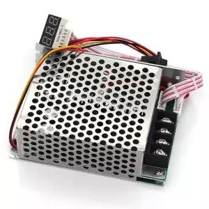 A17Z PWM DC 모터 속도 컨트롤러 DC10-55V 디지털 LED 디스플레이 조정 드라이브 모듈 입력 최대 60A 12V 24V 36V 48V 케이스 없음