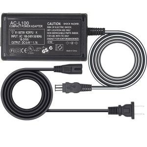 AC-L100 카메라 캠코더 소니호환 CCD-TR TRV128 DCR-DVD PC TR Mavica FD/Cybershot DSC-F/S/D 시리즈용 AC