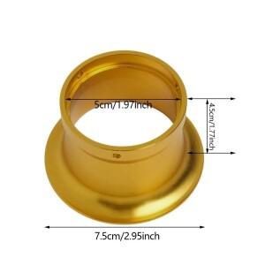 50MM 기화기 흡기 에어 필터 윈드 혼 컵 CNC 카브 퍼널 소형 (PWK21/24/26/28/30mm 바이크 오토바이  더트
