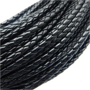 5m 3/4/6mm DIY 펜던트 목 직조 팔찌 쥬얼리 용품 공예 액세서리 만들기위한 땋은 가죽 코드 로프 스트립
