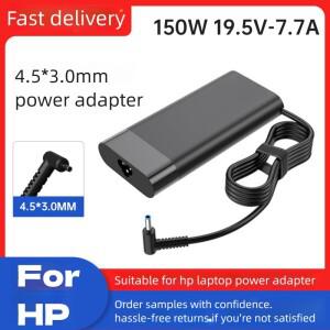 150W 19.5V 7.7A 4.5x3.0MM AC 노트북 전원 어댑터 충전기 (hp 호환 Zbook/Studio G3 G4 G5 G6 OMEN 15 17