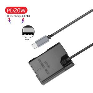 PD USB-C EP-5A EN-EL14 더미 배터리 전원 어댑터  NIKON호환 D3100