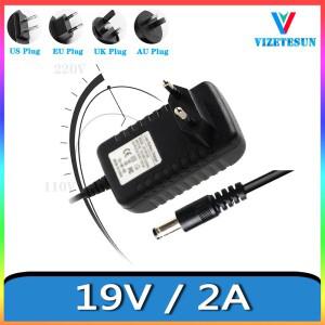 LCD 모니터 TV 박스 전원 어댑터  19V  2A  2000MA  EU 플러그  UK Au 2 계량기  3.5mm x 1.35mm