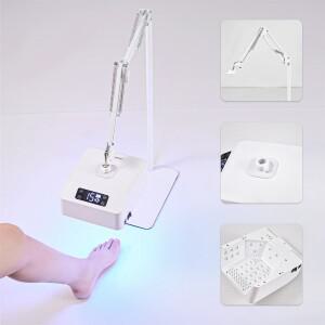 LED 고출력 발 Uv 경화 라이트 네일 뷰티 램프 충전식 젤 페인트 건조 풋 스위치 플로어