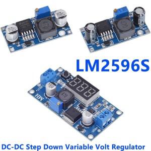 LM2596S DC-DC 스텝 다운 가변 전압 조정기 입력 3.0-40V 출력 1.5-35V 가능 벅 컨버터 전마그네틱기