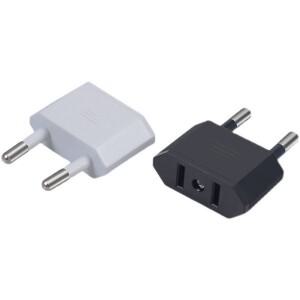 1피스 6A 250V 여행 변환기 어댑터 미국  EU 플러그 유로 전기 AC 소켓 콘센트