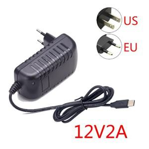 24W 12V 2A USB C  AC/DC 어댑터 변압기