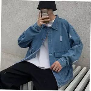 캐주얼청자켓 IS 니트조끼 베스트 DN11 워성 가을점퍼 데님자켓
