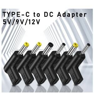 어댑터 5v/9v/12v는 광케이블 프린터 라우터 충전용 PD 디셉션 타입-C 암 커넥터를 DC에 연결하는 데 적합