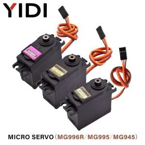 1pc MG945 메탈 기어 서보 전동 180 360 모델 비행기 RC 자동차 보트 Arduino 로봇 용 고속 아날로그