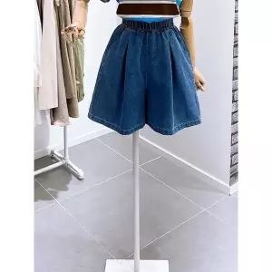 갤러리아 [레코브]핀턱주름 데님 숏팬츠(LC41F7DT004X)