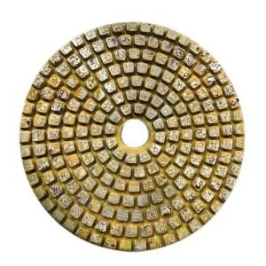 1개 4인치 슈퍼 폴리싱 패드 100mm 구리 본드 금속 습식 대리석 화강암 돌용 고속 연마 디스크