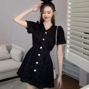 트위드 원피스 여자 결혼식 상견례 피로연 하객룩