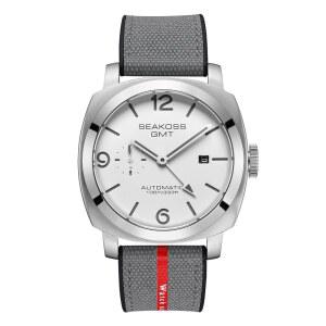 GMT 남성 자동 45MM 날짜 10ATM 방수 갈매기 ST2557 무브먼트 야광 스테인리스 스틸 사파이어 유리 기계식 손목시계 S8441