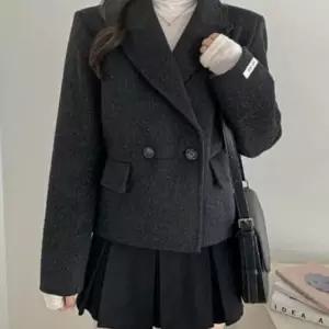 여성 4컬러 클래식한 더블버튼 단정한 겨울 모직코트