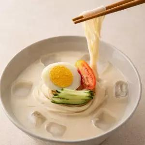여름별미 전통생면 진하고 구수한 콩국수 12인세트(생면 12인분+ 콩국물분말 12봉)