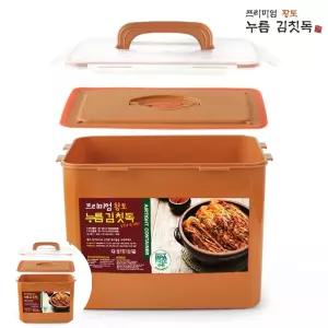 누름판 황토 김치통 ~ 14L 20L