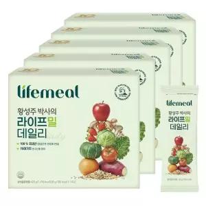 이롬 황성주 1일1생식 라이프밀 데일리 14포 5박스-아침 식사 대용 간편식 영양식