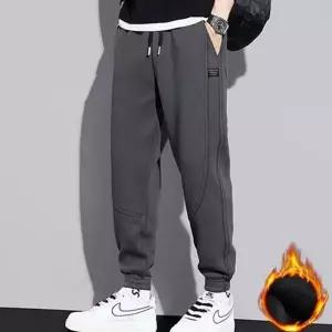 [하프클럽/]기모 남성 겨울 팬츠 조거 바지 방한 밴딩