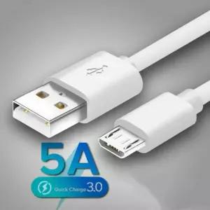 [호환] 원래 마이크로 USB 케이블 Redmi 7 7A 5 휴대 전화 Microusb USB 케이블 S6 S7 마이크로 USB 케이블