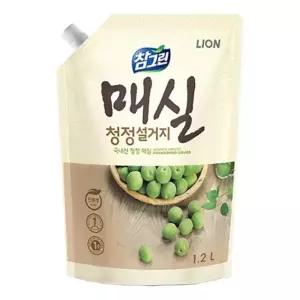 참그린 주방세제 매실1kg 리필용 주방청소 청소 다목적 (WAB08A6)