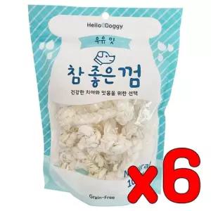 헬로도기 참좋은껌 실타래 우유껌 10p (6개묶음)