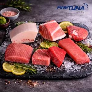 냉동 참치회 파인튜나 참다랑어 1kg 업소용 11종 도매 속살 눈다랑어 황새치 뱃살 메로