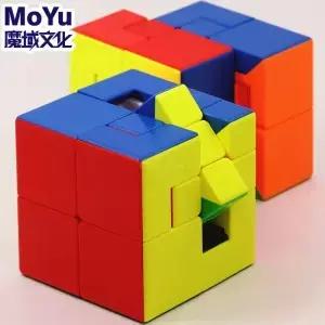 ECube MoYu MeiLong 매직 큐브 3x3x3 인형 스티커없는 큐빙 교실 퍼즐 3x3 1 2 전문 교육 장난감