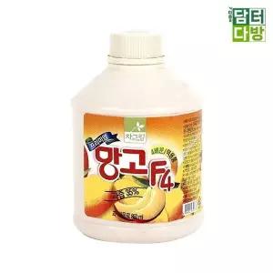 (무배) 차그림 망고 원액 850ml 망고주스 음료베이스 카페 카페재료 (WACC48F)