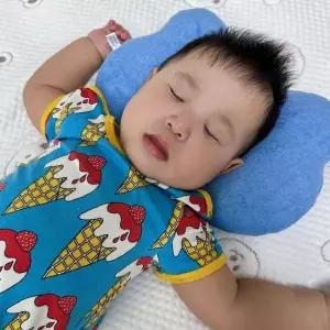아기 머리 받침 베개 유아 목 보호 수면 보조 침구 신생아 어린이 가정용