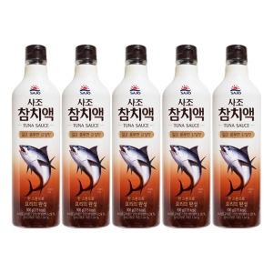 사조 참치액 한스푼으로 요리의 완성 900mL x 5개