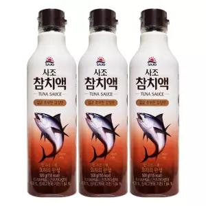 사조 참치액 한스푼으로 요리의 완성 500mL x 3개