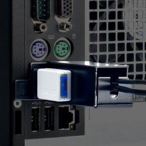 스마트키퍼 키보드 마우스 락 USB 케이블 잠금 장치 시스템 물리보안 PC방 공공기관 금융 의료 교육기관 사무실 UM03