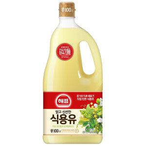 사조 해표 콩기름 1.8L x 1개 / 식용유 유지류 오일 기름