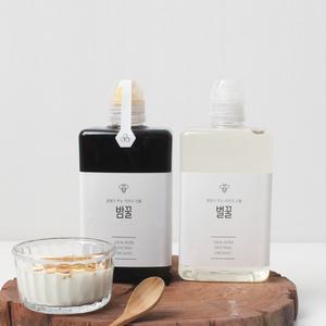 통통납작페트500 500ml 750g 브릿지 마개 낱개 꿀병 꿀통 페트병