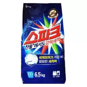 애경 스파크 오리지널 분말 세탁세제 리필 6.5kg x 1개