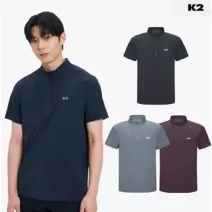 [갤러리아] K2케이투 남성 냉감 오싹(OSSAK) SUNGUARD 반팔 집업티셔츠/KMM25223