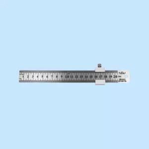 정밀측정기 20cm 스틸 버니어 캘리퍼스 슬라이딩 노기스 미세 눈금 정밀 자 측정 도구